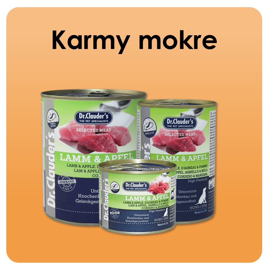 Mokre karmy dla psów